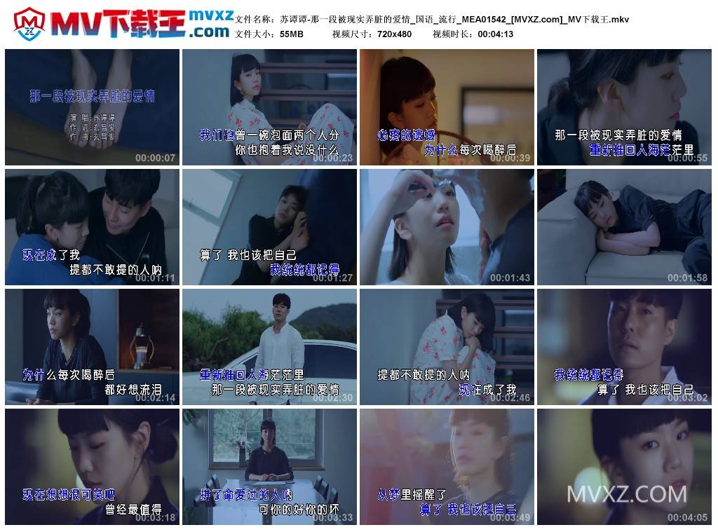 苏谭谭-那一段被现实弄脏的爱情_国语_流行_MEA01542